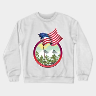 USA logo Crewneck Sweatshirt